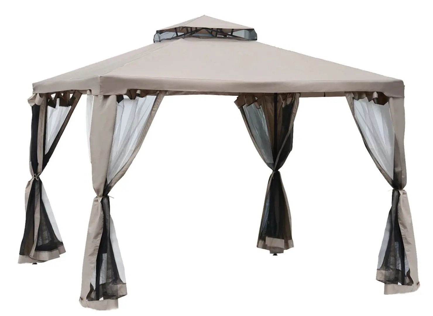 Pavilion de gradina Outsunny 84C-133CG 294x294 (Taupe)