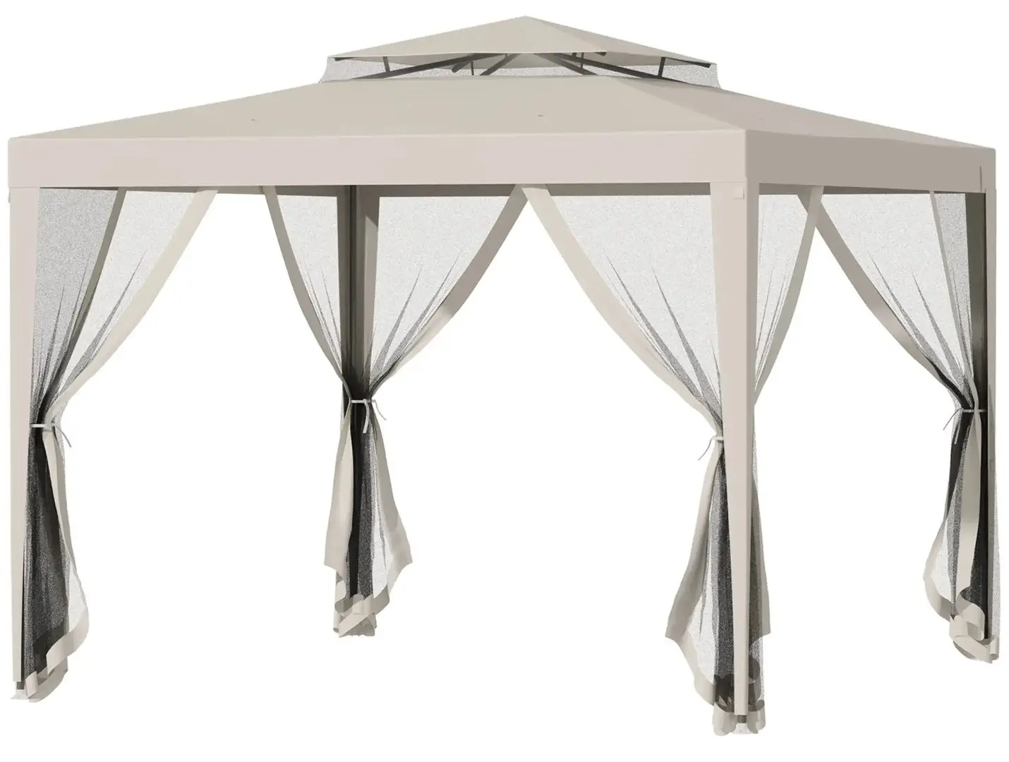 Pavilion de gradina Outsunny 84C-195V01BG 3x3 (Beige)