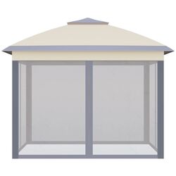 Садовый павильон Outsunny 84C-300V01BG 330x330x288 (Beige) Thumb