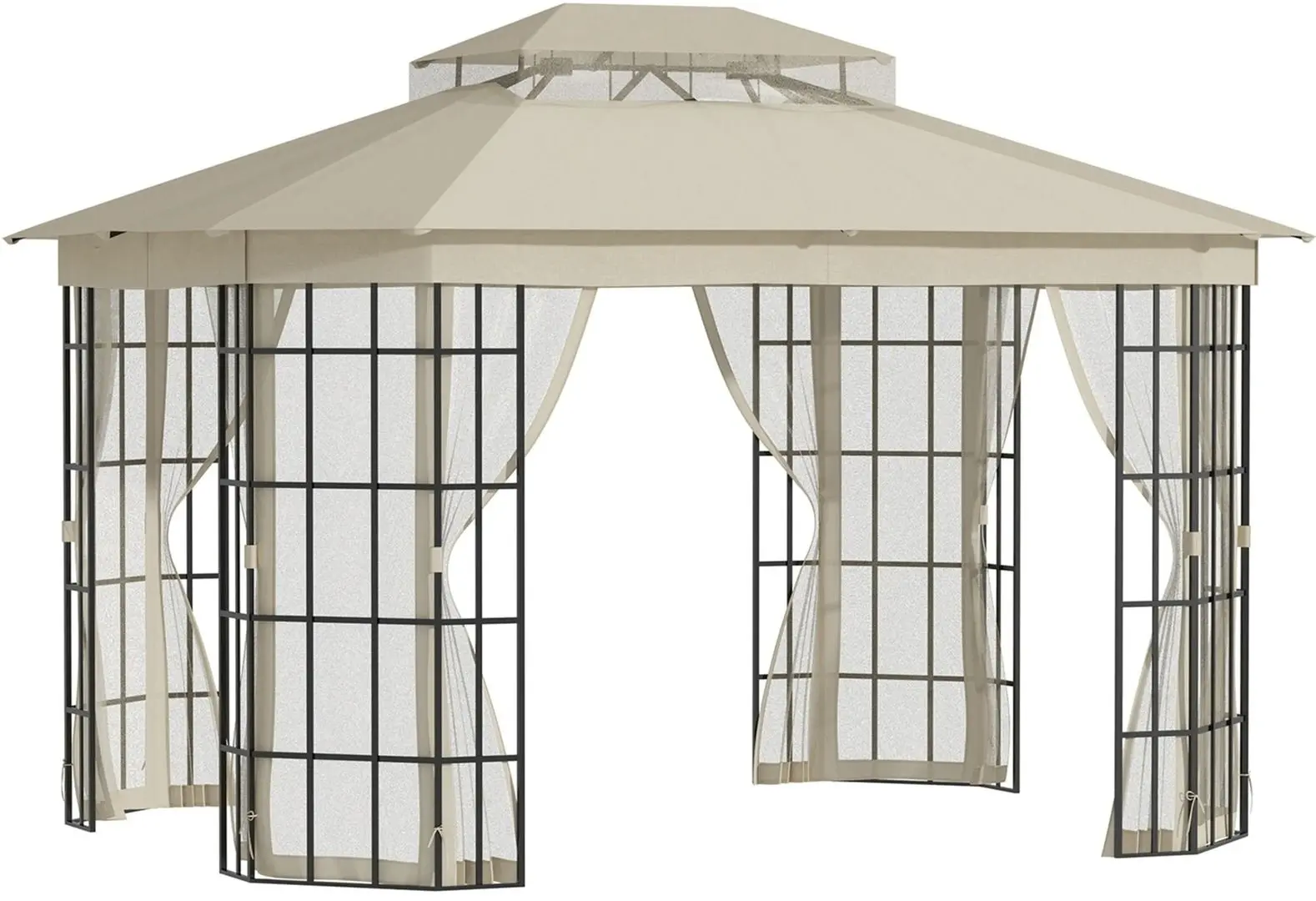 Pavilion de gradina Outsunny 84C-317 (Beige)