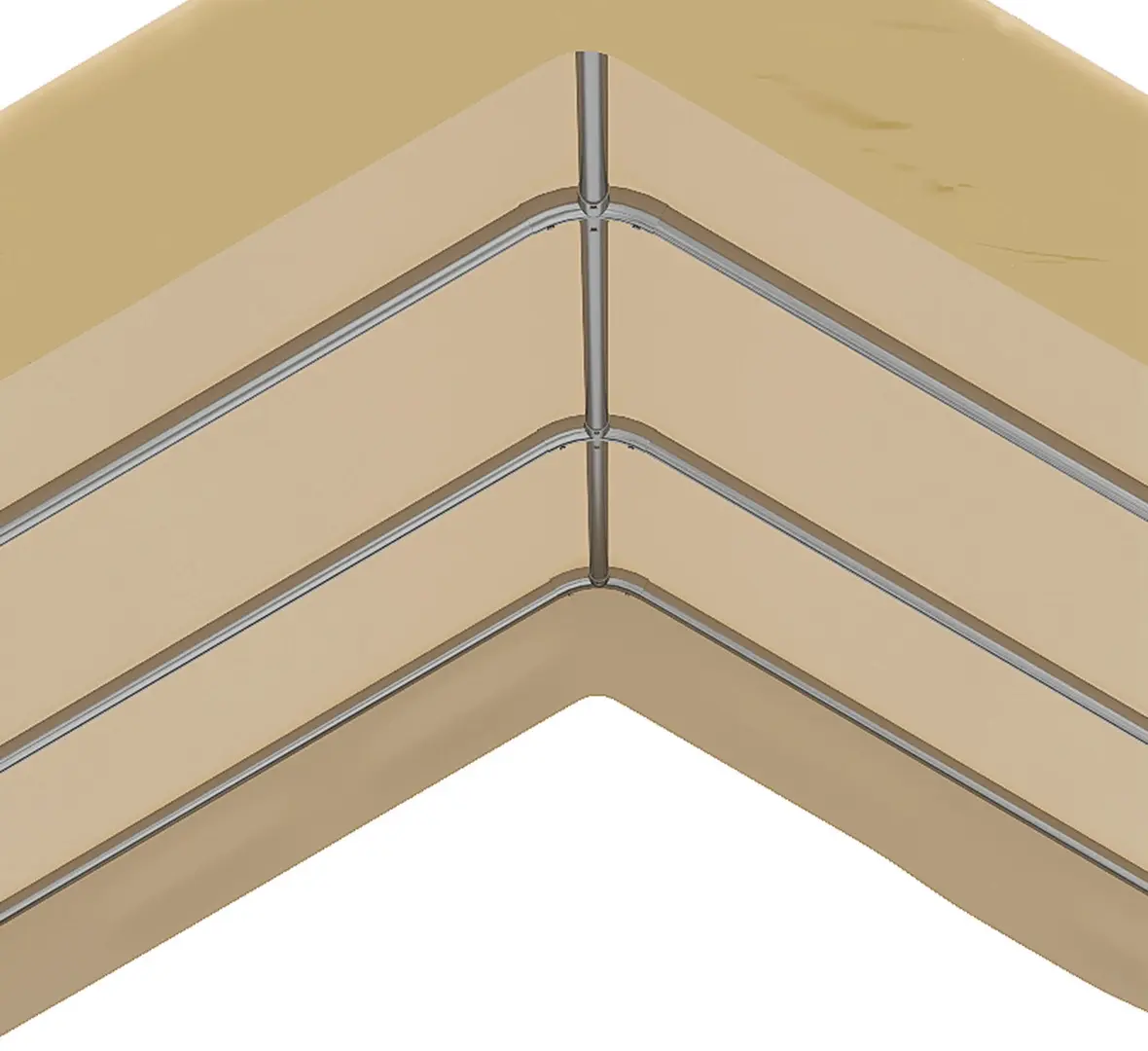 Pavilion de gradina Outsunny 84C-386V00BG 6x3 (Beige)