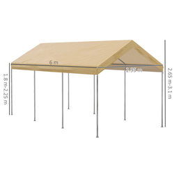 Pavilion de gradina Outsunny 84C-386V00BG 6x3 (Beige) Thumb