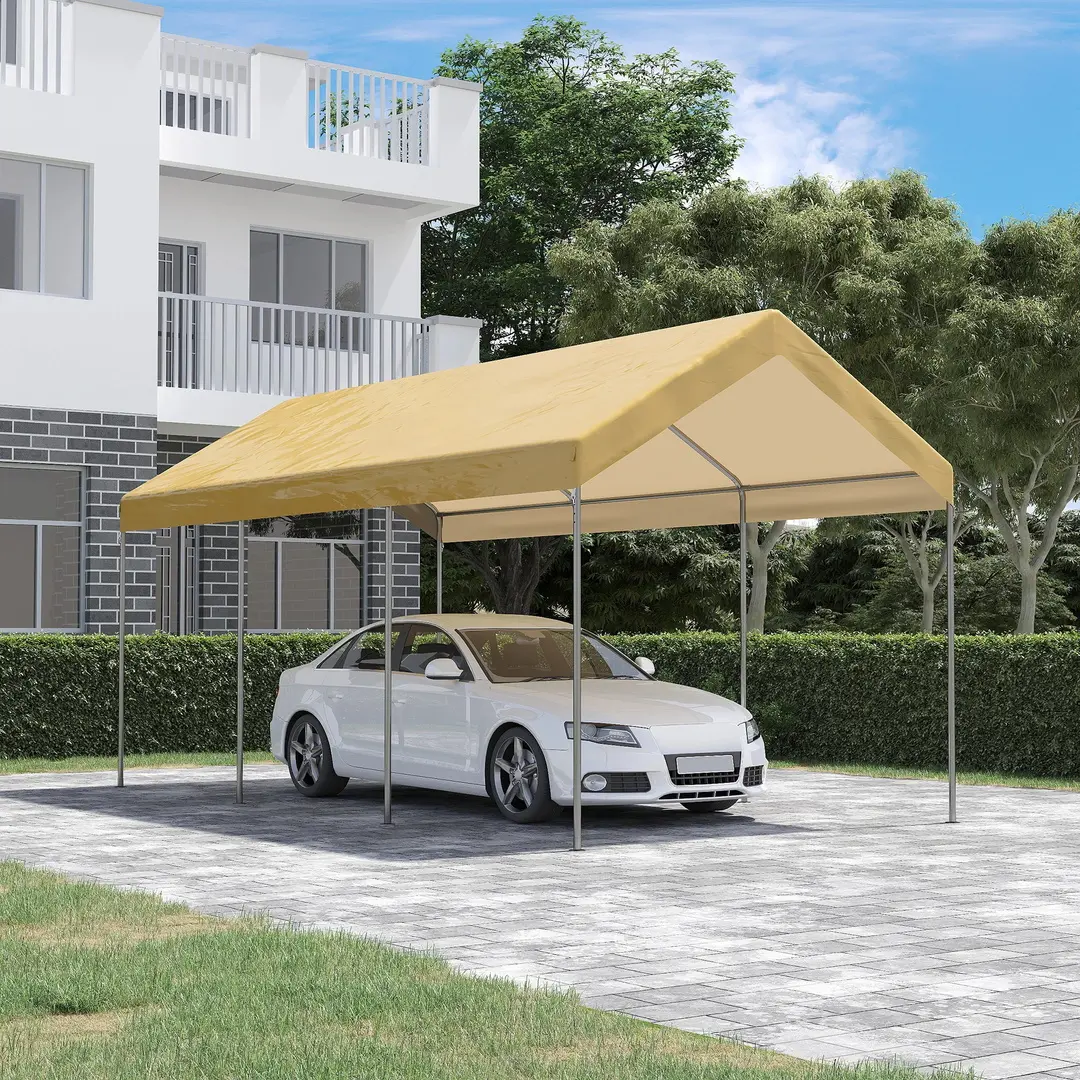 Pavilion de gradina Outsunny 84C-386V00BG 6x3 (Beige)