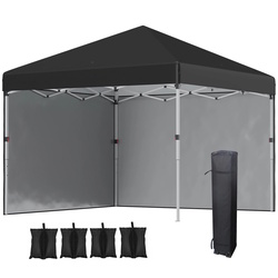 Pavilion de gradina Outsunny 84C-403V00BK 3x3 (Black)