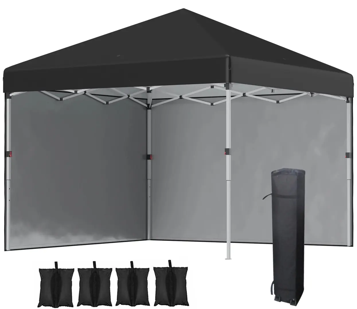 Pavilion de gradina Outsunny 84C-403V00BK 3x3 (Black)