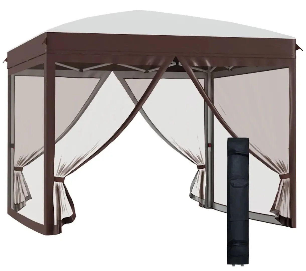 Pavilion de gradina Outsunny 84C-413V00CW 3x3 (Beige)