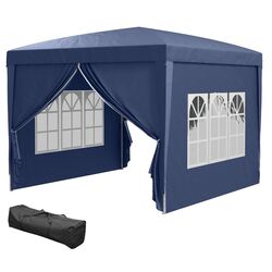Pavilion de gradina Outsunny 84C-430V00BU 2.95x2.95x2.58 (Blue)