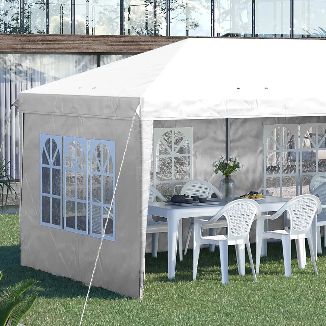 Pavilion de gradina Outsunny 84C-431V00WT 585x295x270 (White)