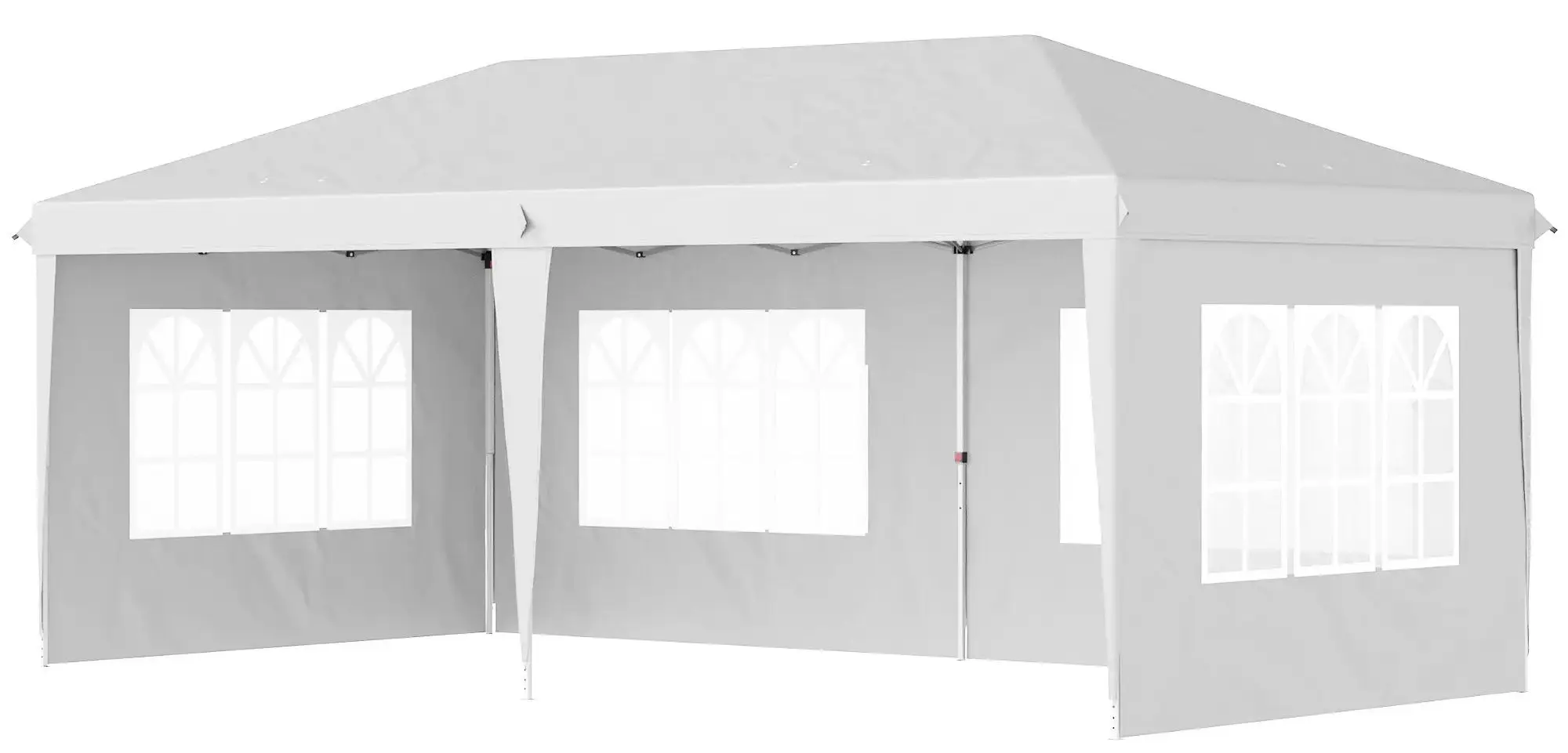 Pavilion de gradina Outsunny 84C-431V00WT 585x295x270 (White)
