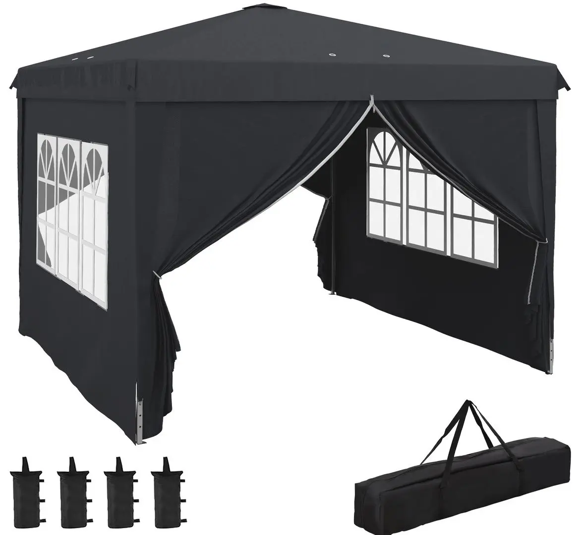 Садовый павильон Outsunny 84C-460V00CG 3x3 (Grey)