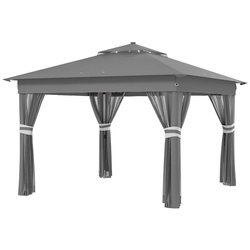 Pavilion de gradina Outsunny 84C-483V00WT 3x3 (Grey) Thumb
