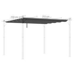 Copertina de rezerva pentru pergola Outsunny 84C-372V00CG (Dark Grey) Thumb
