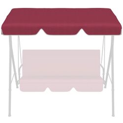 Copertina de rezerva pentru balansoar de gradina Outsunny 84A-287V00WR (Wine Red) Thumb