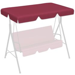 Copertina de rezerva pentru balansoar de gradina Outsunny 84A-287V00WR (Wine Red) Thumb