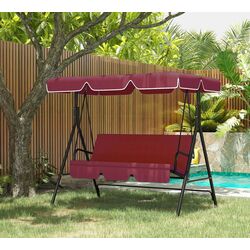 Copertina de rezerva pentru balansoar de gradina Outsunny 84A-287V00WR (Wine Red) Thumb