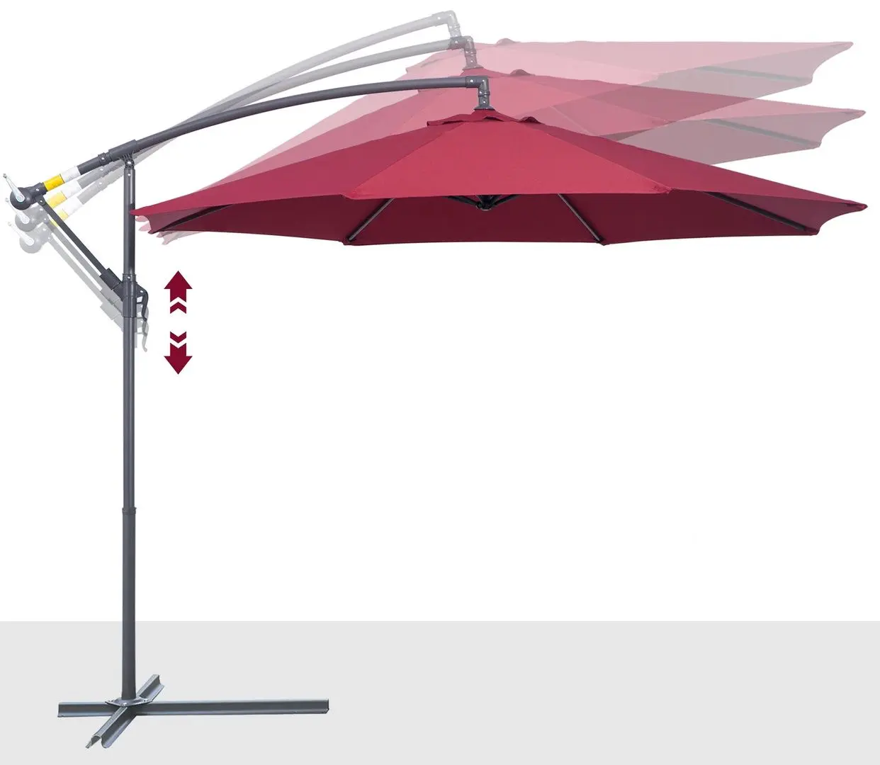 Зонт от солнца Outsunny 01-0584 (Burgundy)