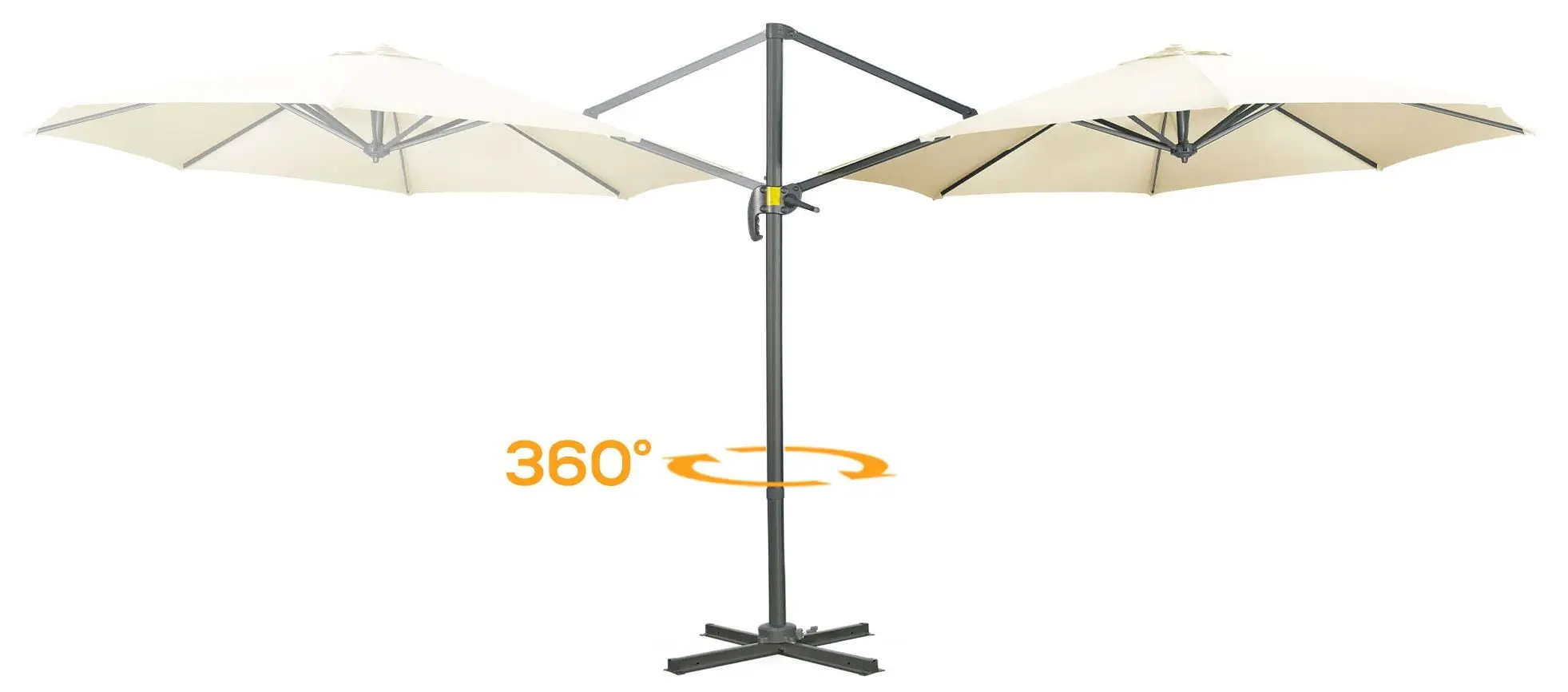 Зонт от солнца Outsunny 84D-052V00CW (Cream White)