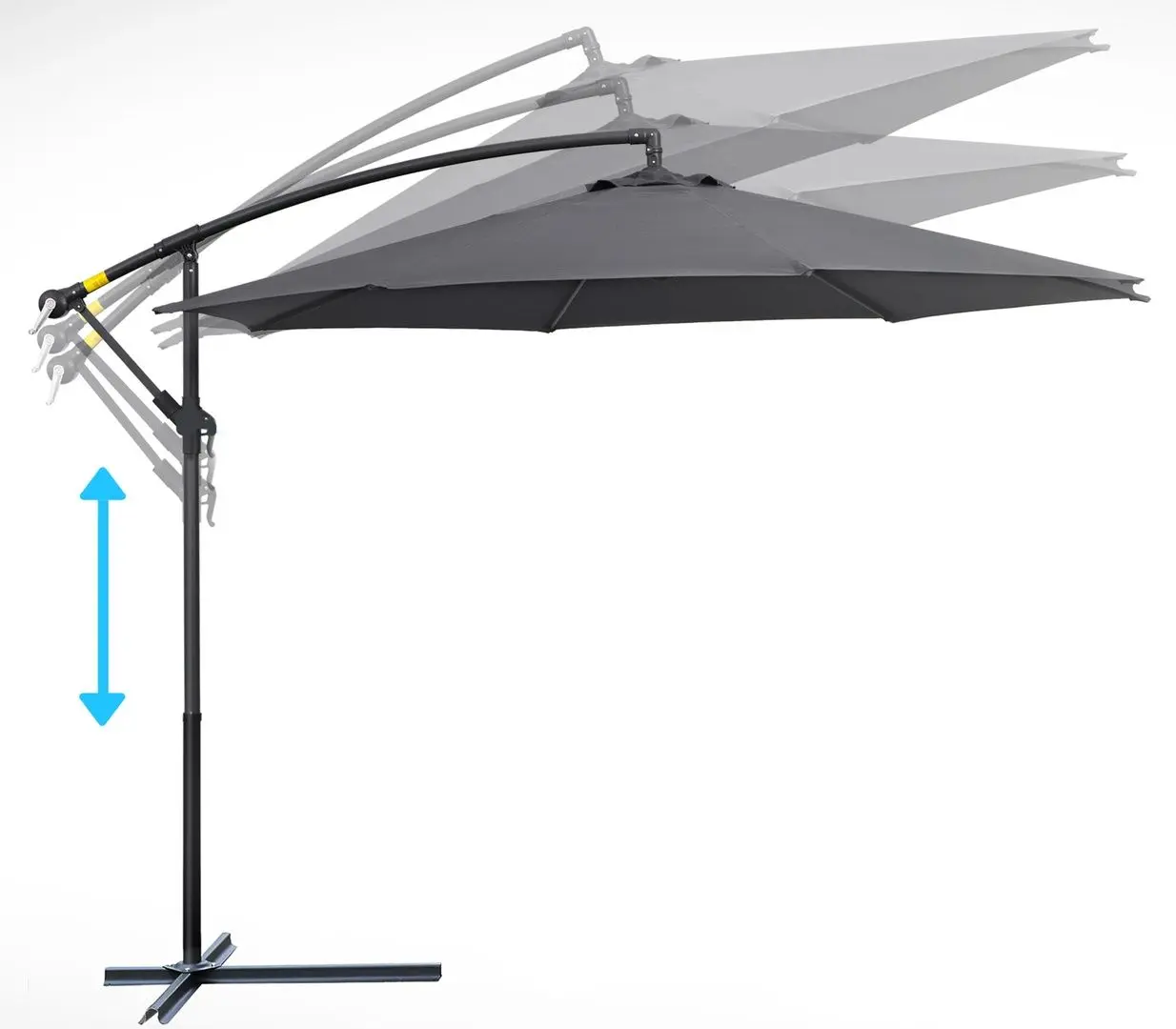 Зонт от солнца Outsunny 84D-082 (Grey)