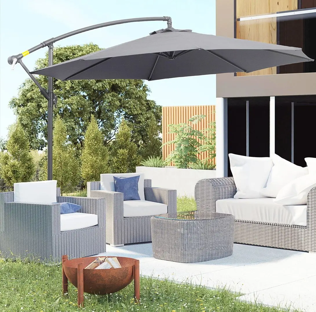 Зонт от солнца Outsunny 84D-082 (Grey)