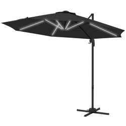 Umbrela de soare Outsunny 84D-110V03CG LED (Grey) Thumb