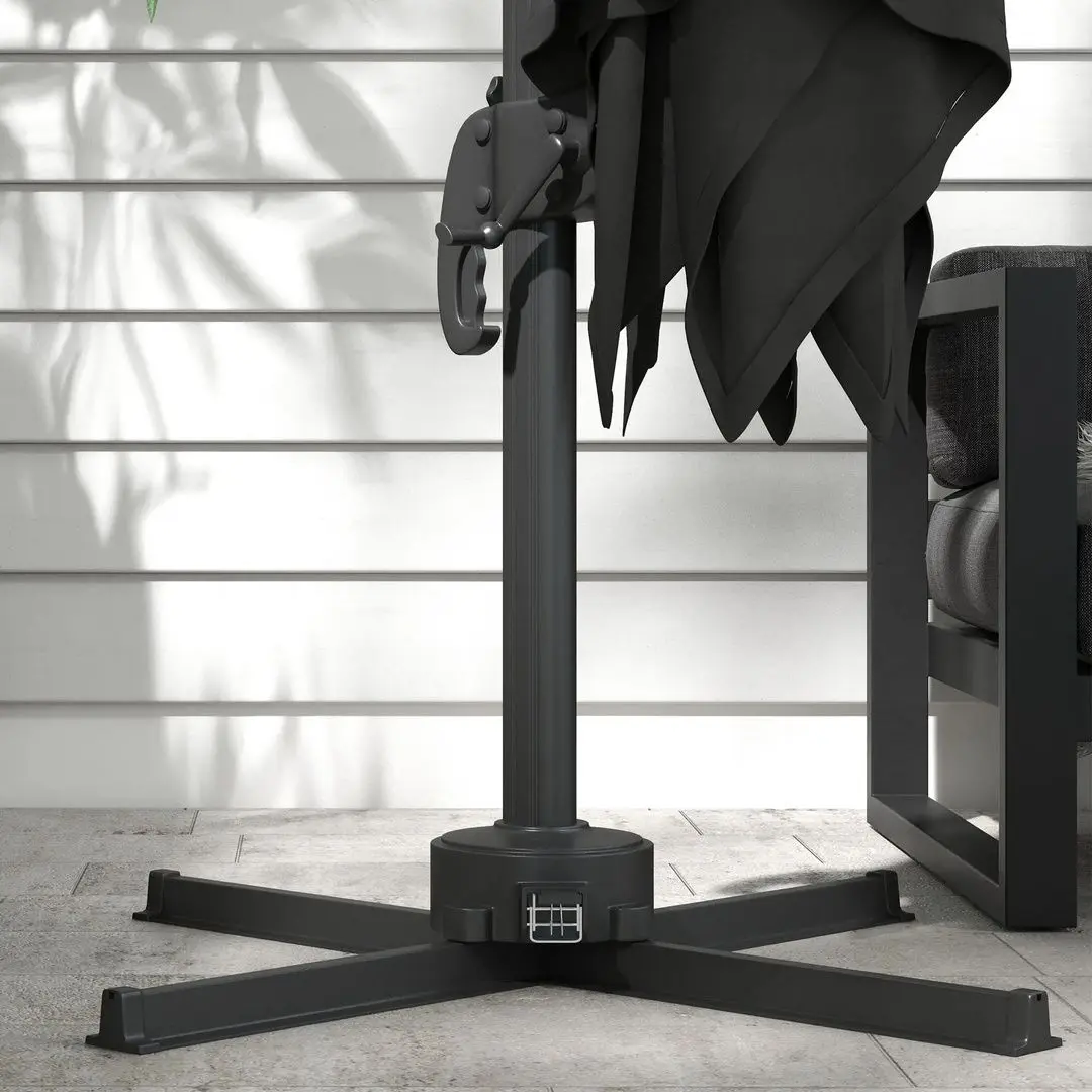 Umbrela de soare Outsunny 84D-110V03CG LED (Grey)