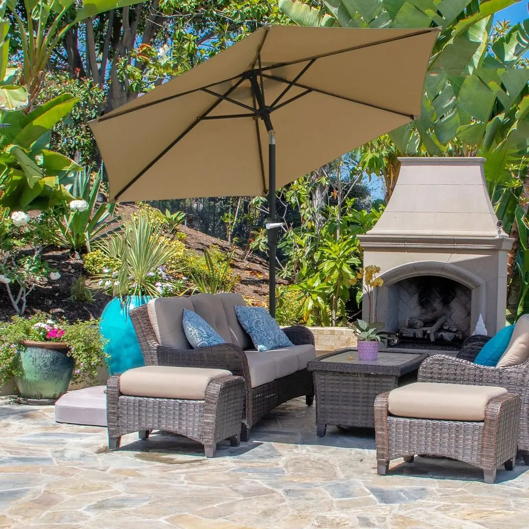 Umbrela de soare Outsunny 84D-117 (Brown)