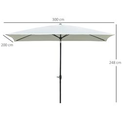 Umbrela de soare Outsunny 84D-158BG (Beige) Thumb