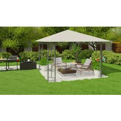 Pavilion de gradina Plonos 4932 3x3m (Beige) Thumb