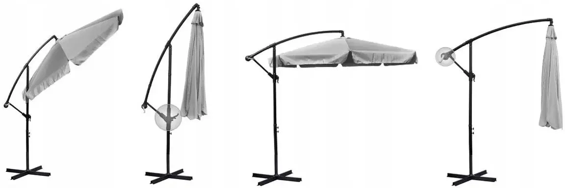 Umbrela de soare Plonos 4220 (Light Grey)