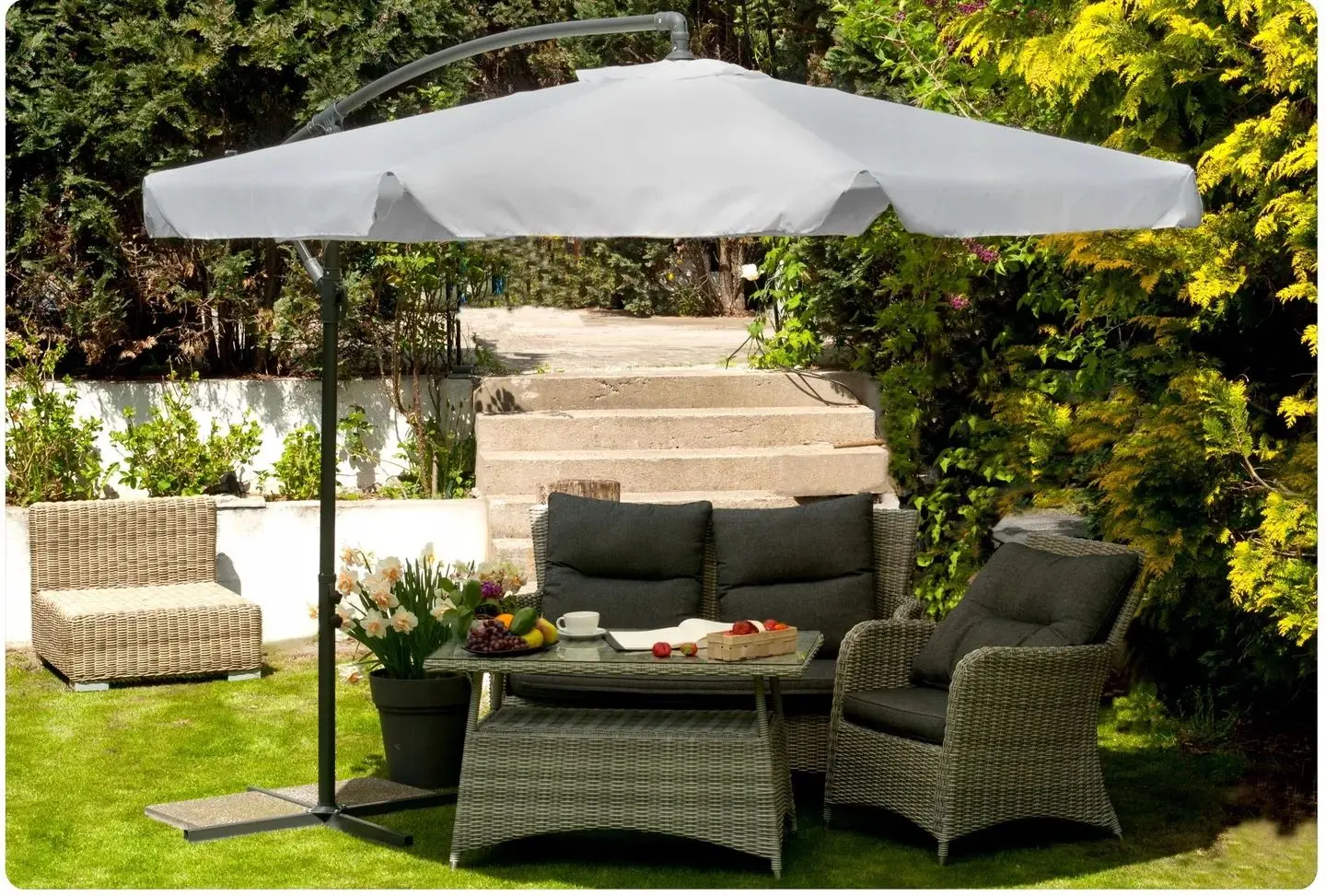 Umbrela de soare Plonos 4220 (Light Grey)