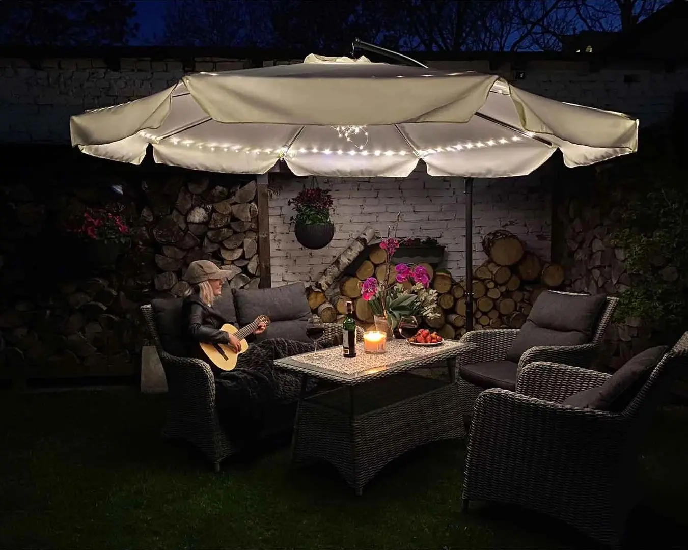 Umbrela de soare Plonos 4220 (Light Grey)