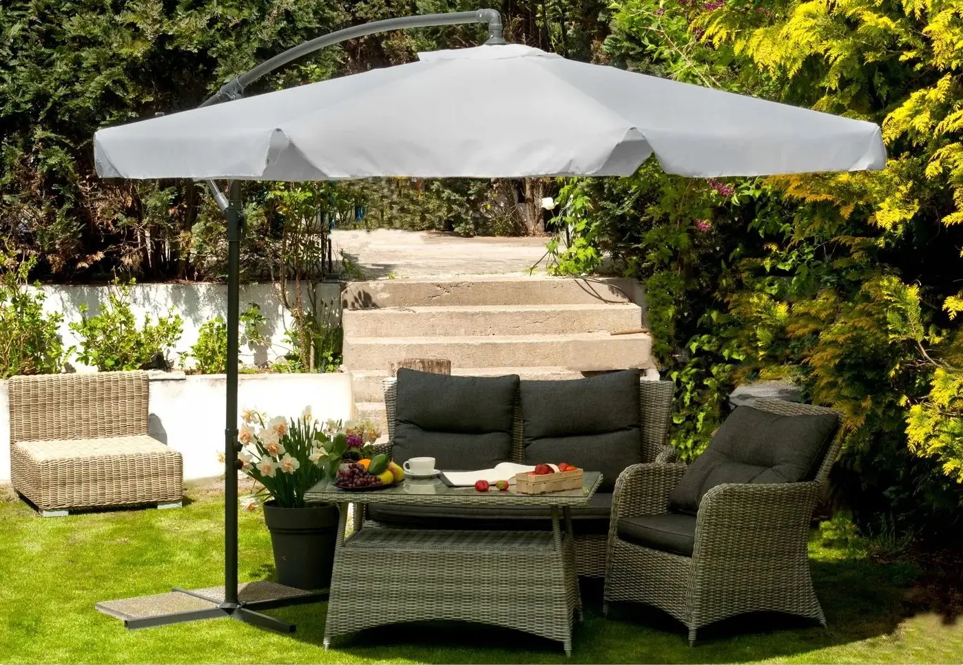 Umbrela de soare Plonos 4230 (Light Grey)