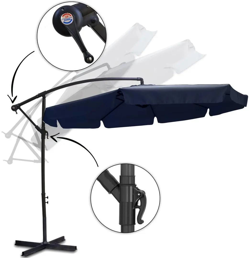 Umbrelă de soare Plonos 4233 (Dark Blue)