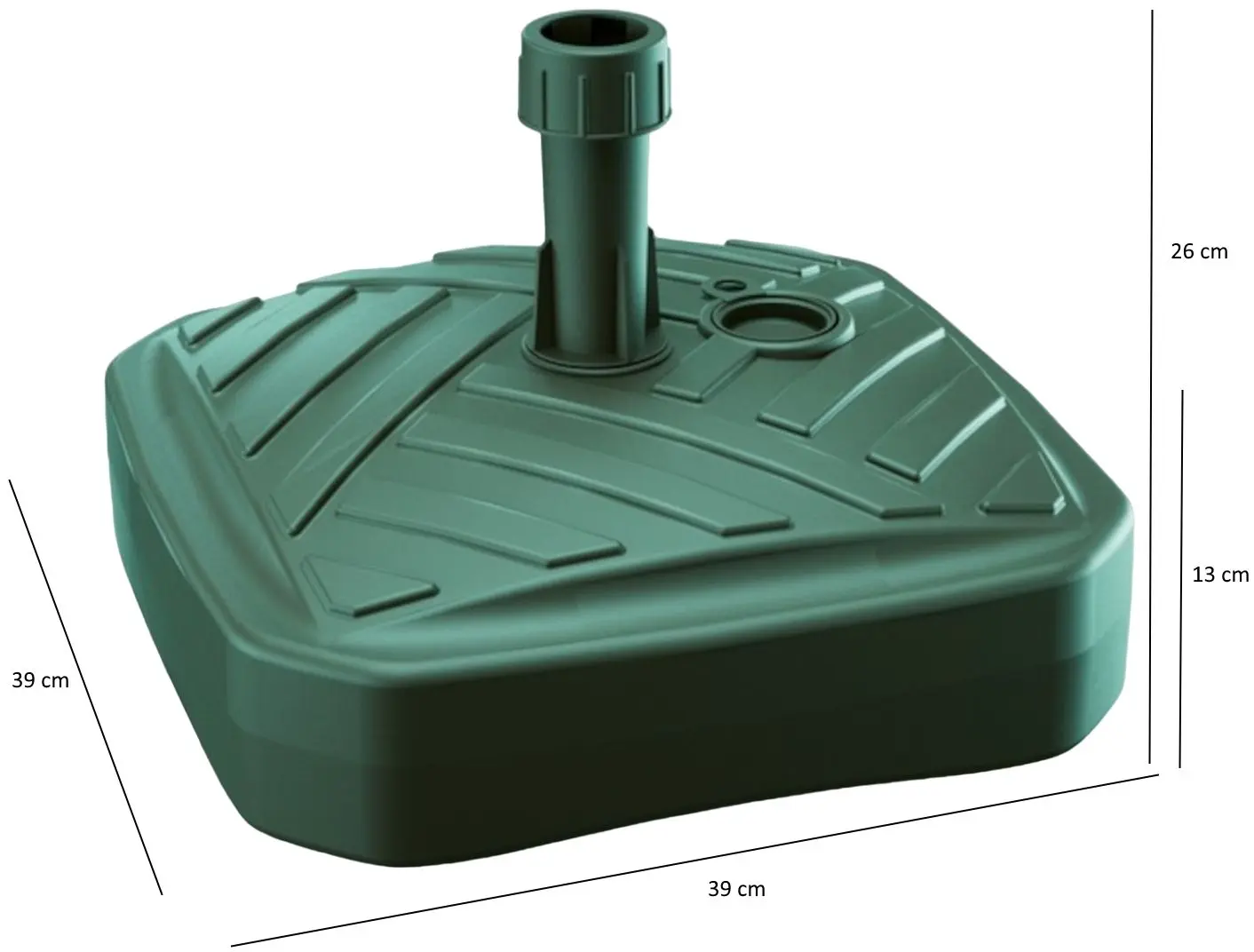 Suport pentru umbrela Prosperplast 977904 (Green) - 3