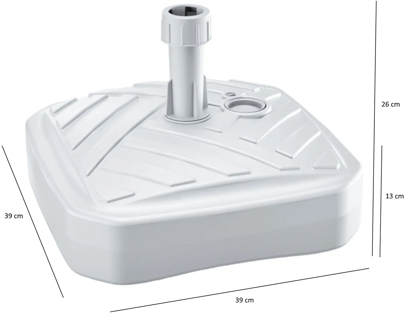 Suport pentru umbrela Prosperplast 977911 (White) - 3