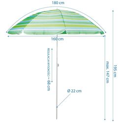 Umbrela de soare Royokamp 1036205 180cm (Green) Thumb