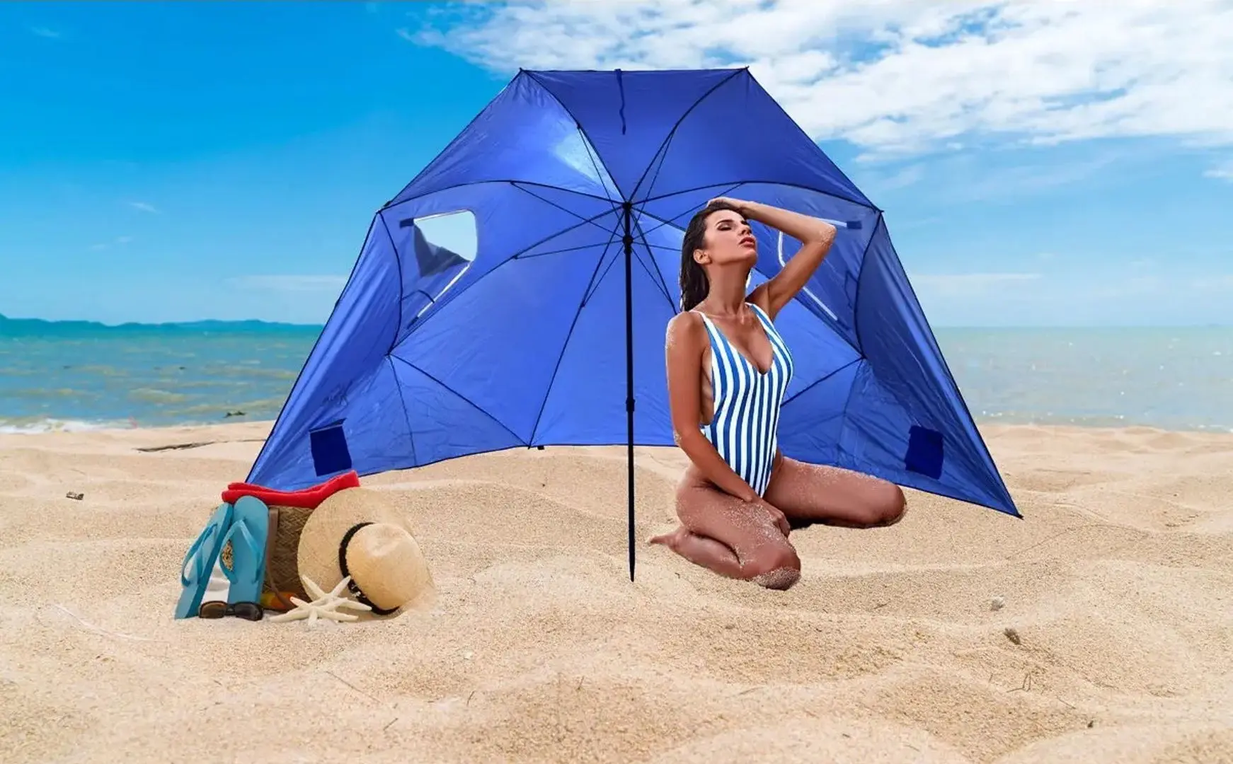 Зонтик-палатка Royokamp XXL 1025100 (Blue) - 10