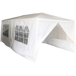 Pavilion de gradina Saska Garden 1032634 6х3m (White) Thumb