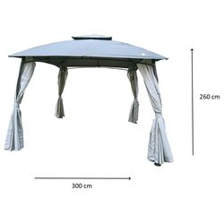 Pavilion de gradina Saska Garden 1055541 (Grey) Thumb