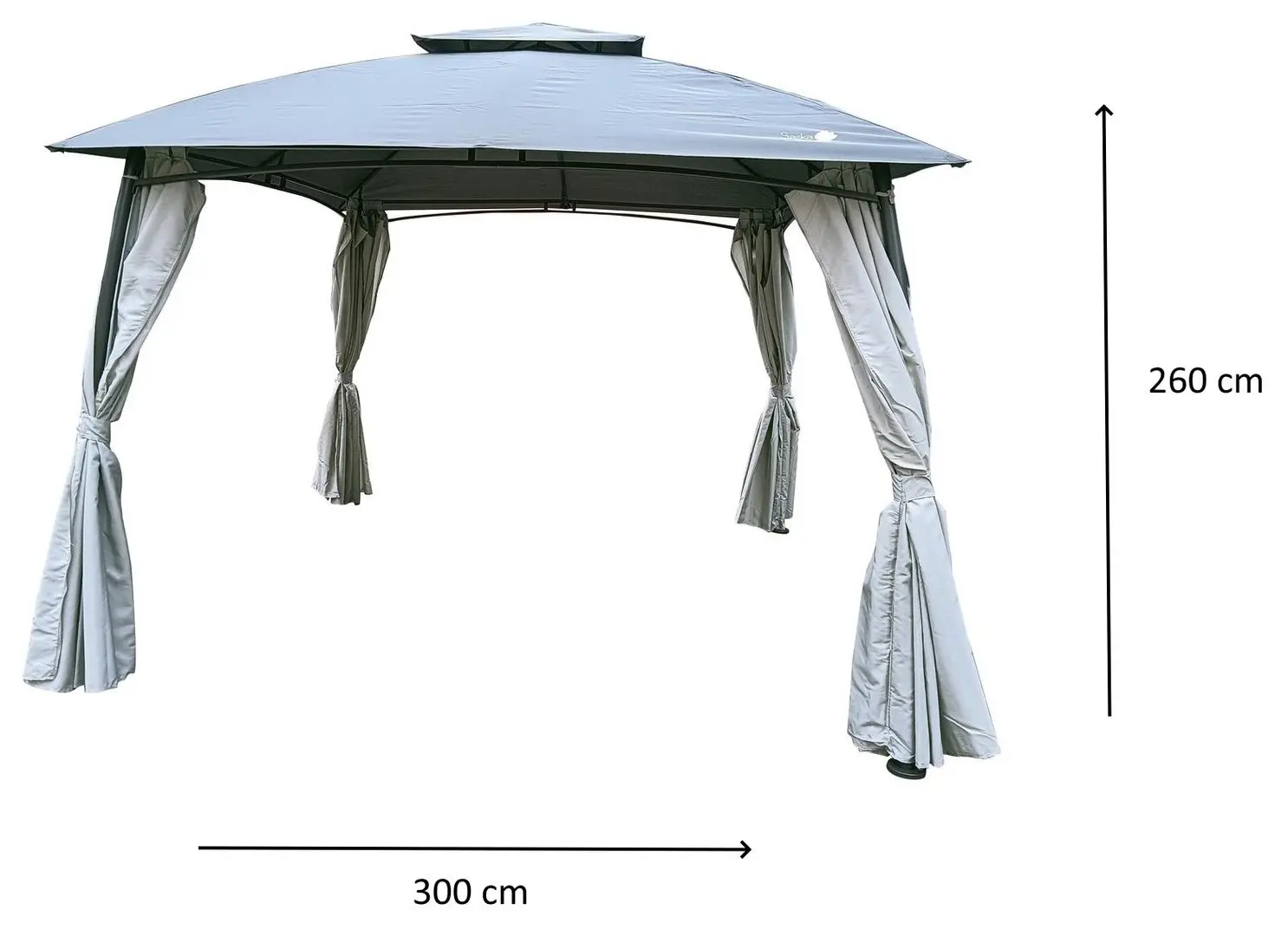 Pavilion de gradina Saska Garden 1055541 (Grey) - 3