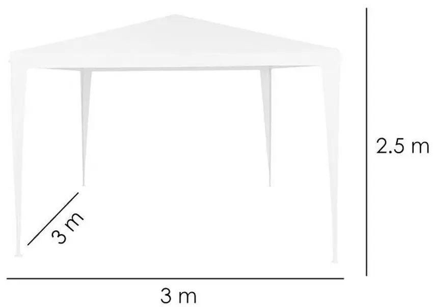 Садовый павильон Strend Pro 802092 3х3m (White)