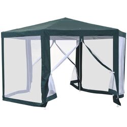 Pavilion de gradina Tempo Kondela Ringe Typ 1 (Green/White) Thumb