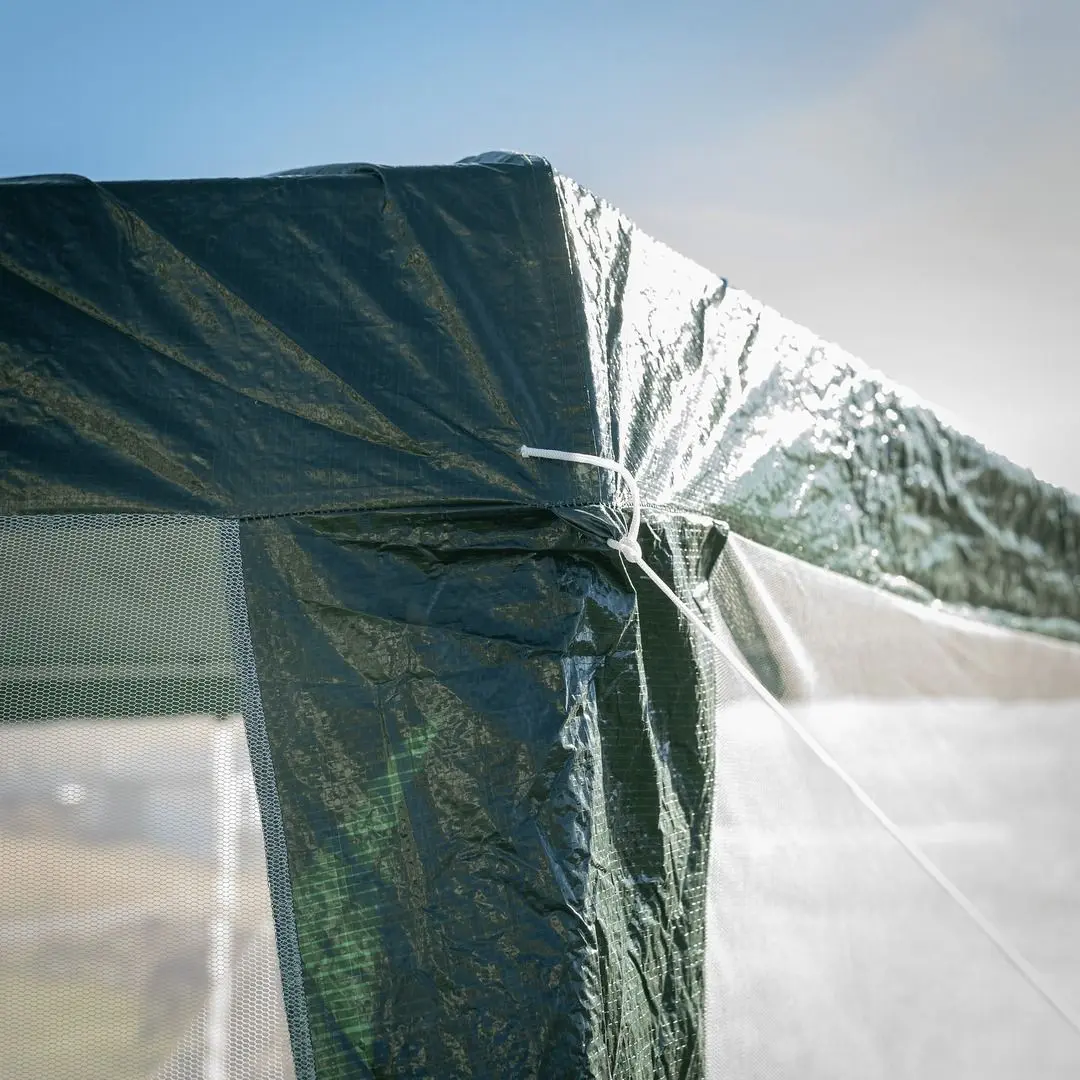 Pavilion de gradina Tempo Kondela Ringe Typ 1 (Green/White)