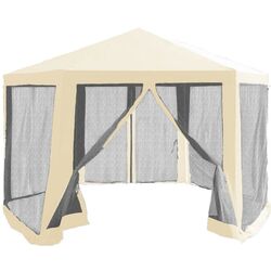 Pavilion de grădină Tempo Kondela Ringe Typ 2 (Beige/Black)