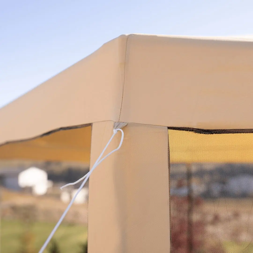 Садовый павильон Tempo Kondela Ringe Typ 2 (Beige/Black)