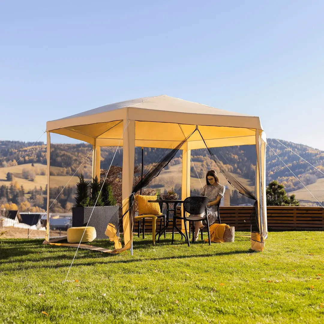 Садовый павильон Tempo Kondela Ringe Typ 2 (Beige/Black)