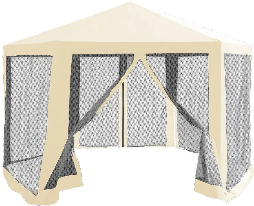 Садовый павильон Tempo Kondela Ringe Typ 2 (Beige/Black)