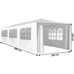 Садовый павильон Tempo Kondela Tekno New Tip 3 3x9м (White) Thumb