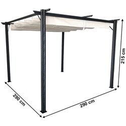 Pergola Tempo Kondela Pepy Basic (Graphite/Cream) Thumb