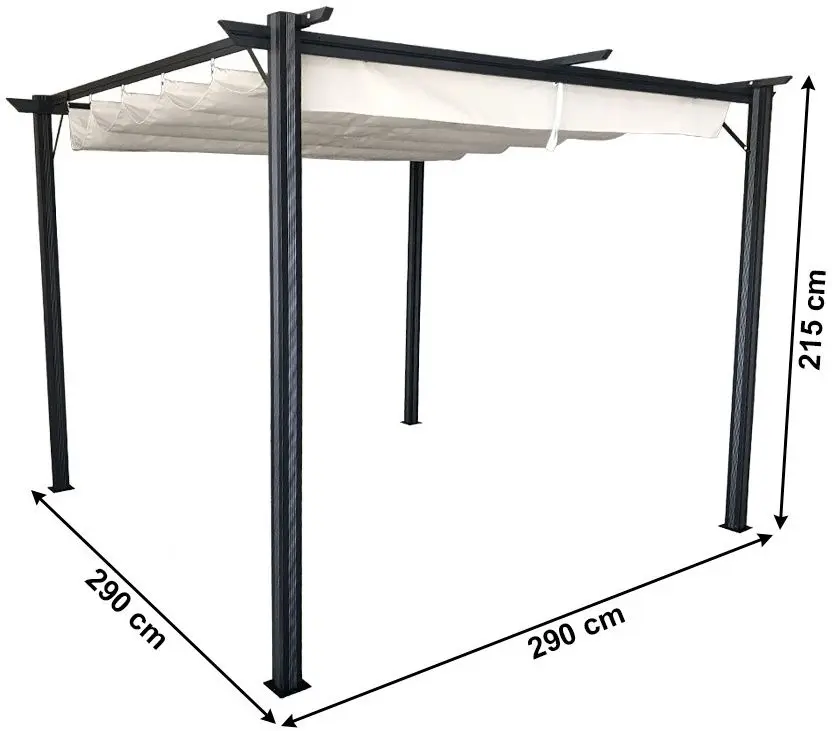 Pergola Tempo Kondela Pepy Basic (Graphite/Cream) - 10
